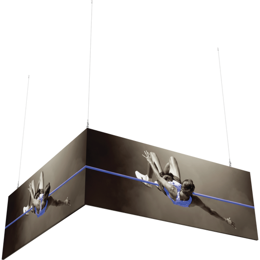 8ft x 8ft x 3ft L-Shaped Hanging Structure
