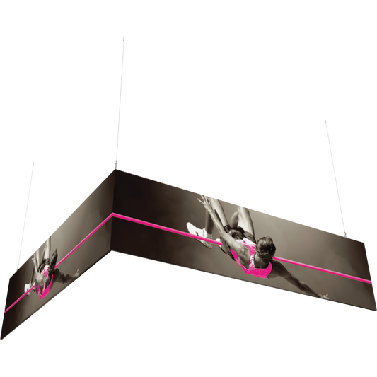 12ft x 12ft x 3ft L-Shaped Hanging Structure