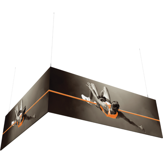12ft x 12ft x 4ft L-Shaped Hanging Structure