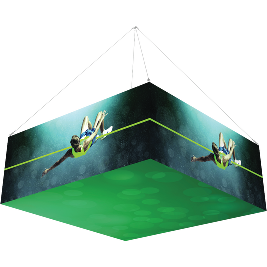 8Ft x 3Ft Backlit Square Hanging Structure