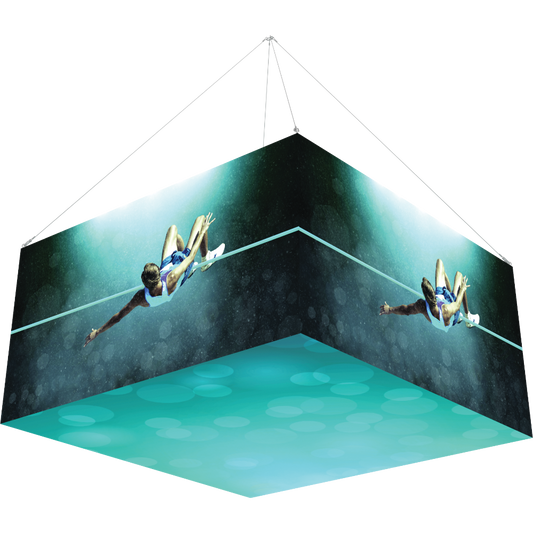 8Ft x 4Ft Backlit Square Hanging Structure