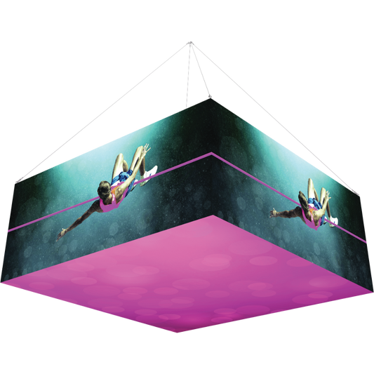 10Ft x 4Ft Backlit Square Hanging Structure
