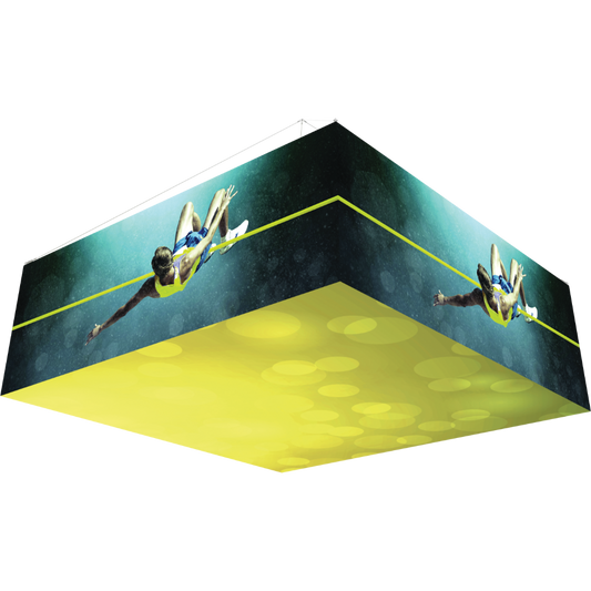 12Ft x 4Ft Backlit Square Hanging Structure