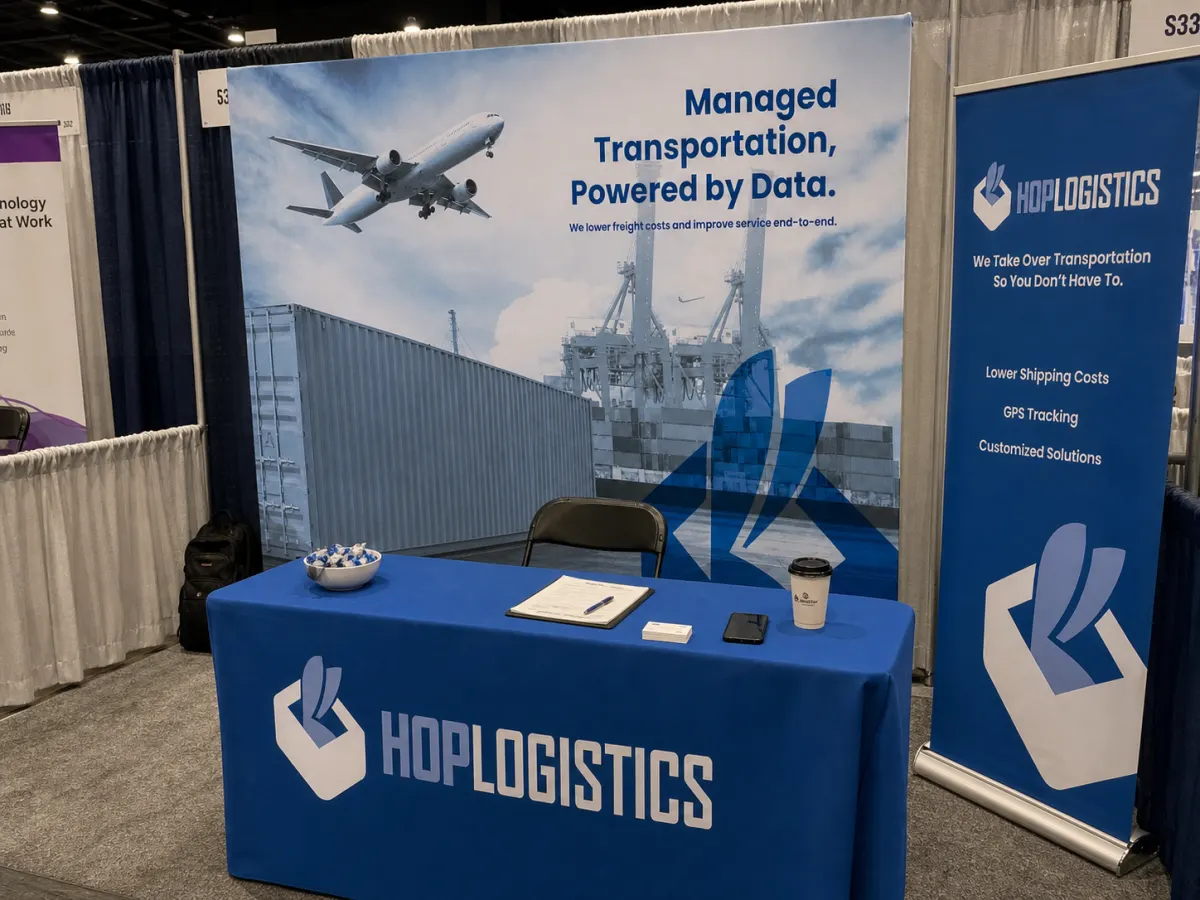 Custom 10ft trade show booth display design