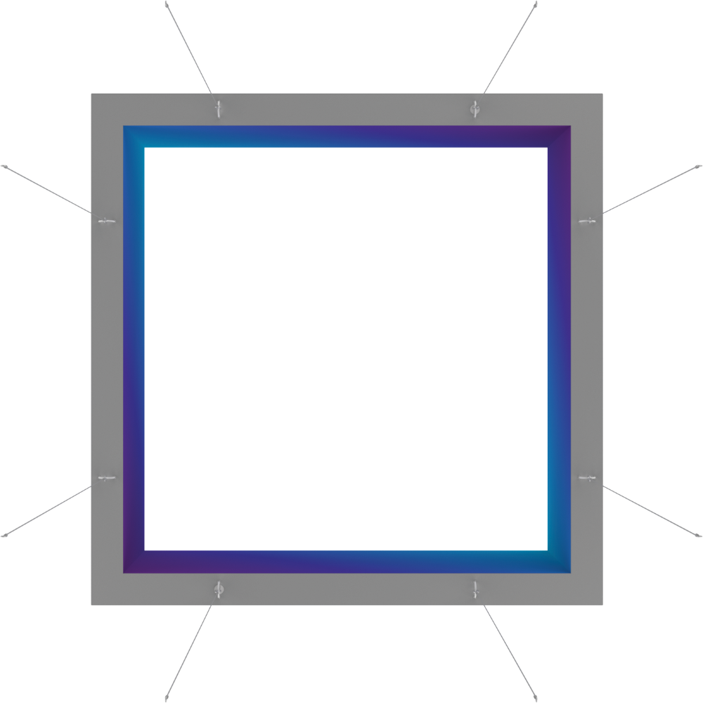 Blaze Light Box - Hanging Square 0803