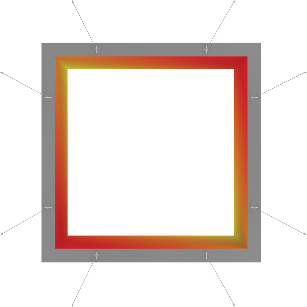 Blaze Light Box - Hanging Square 0804