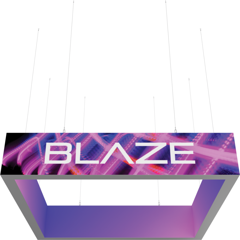 Blaze Light Box - Hanging Square 1002