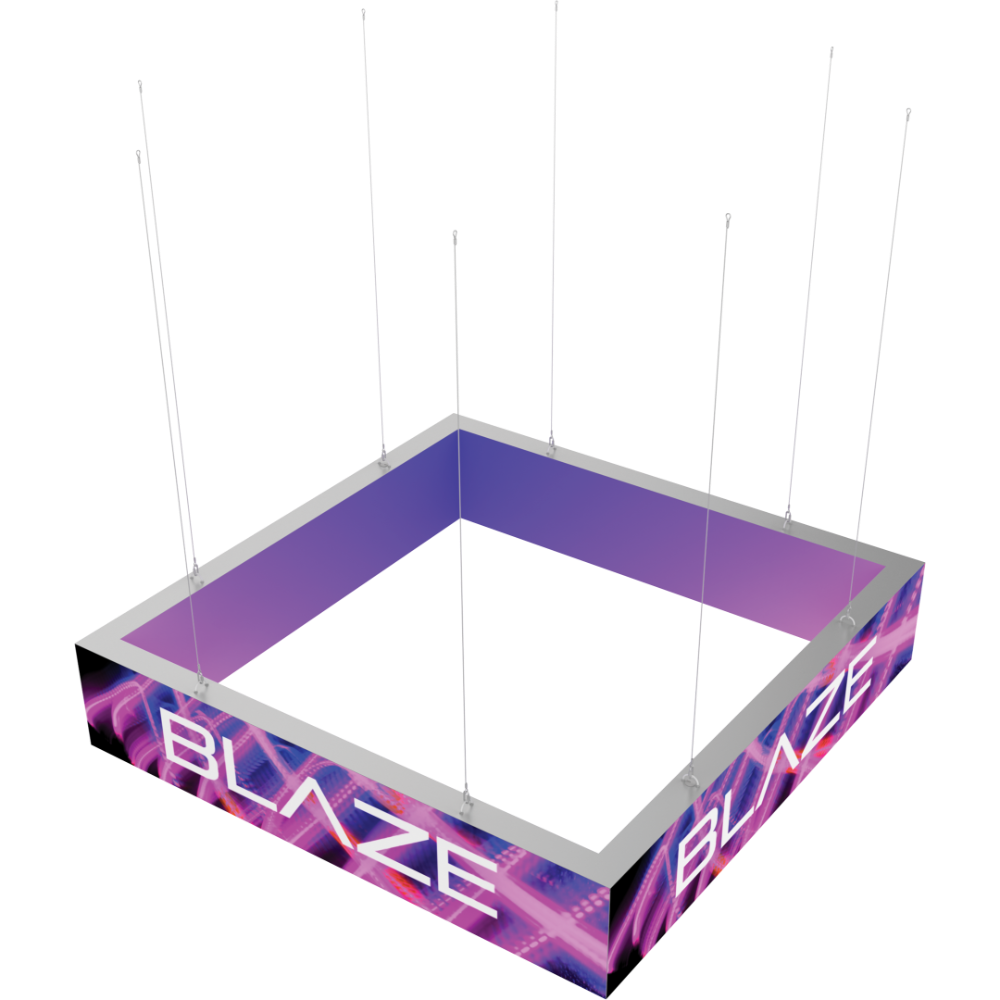 Blaze Light Box - Hanging Square 1002