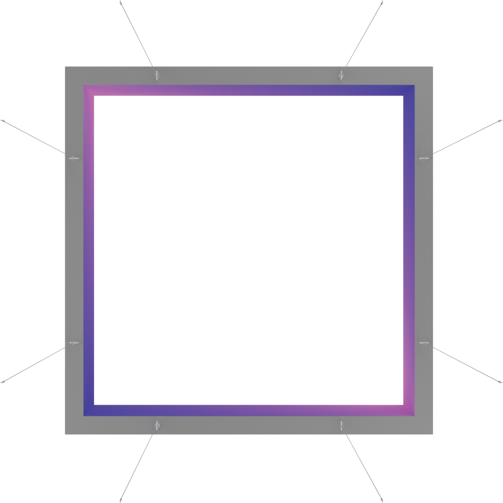 Blaze Light Box - Hanging Square 1002