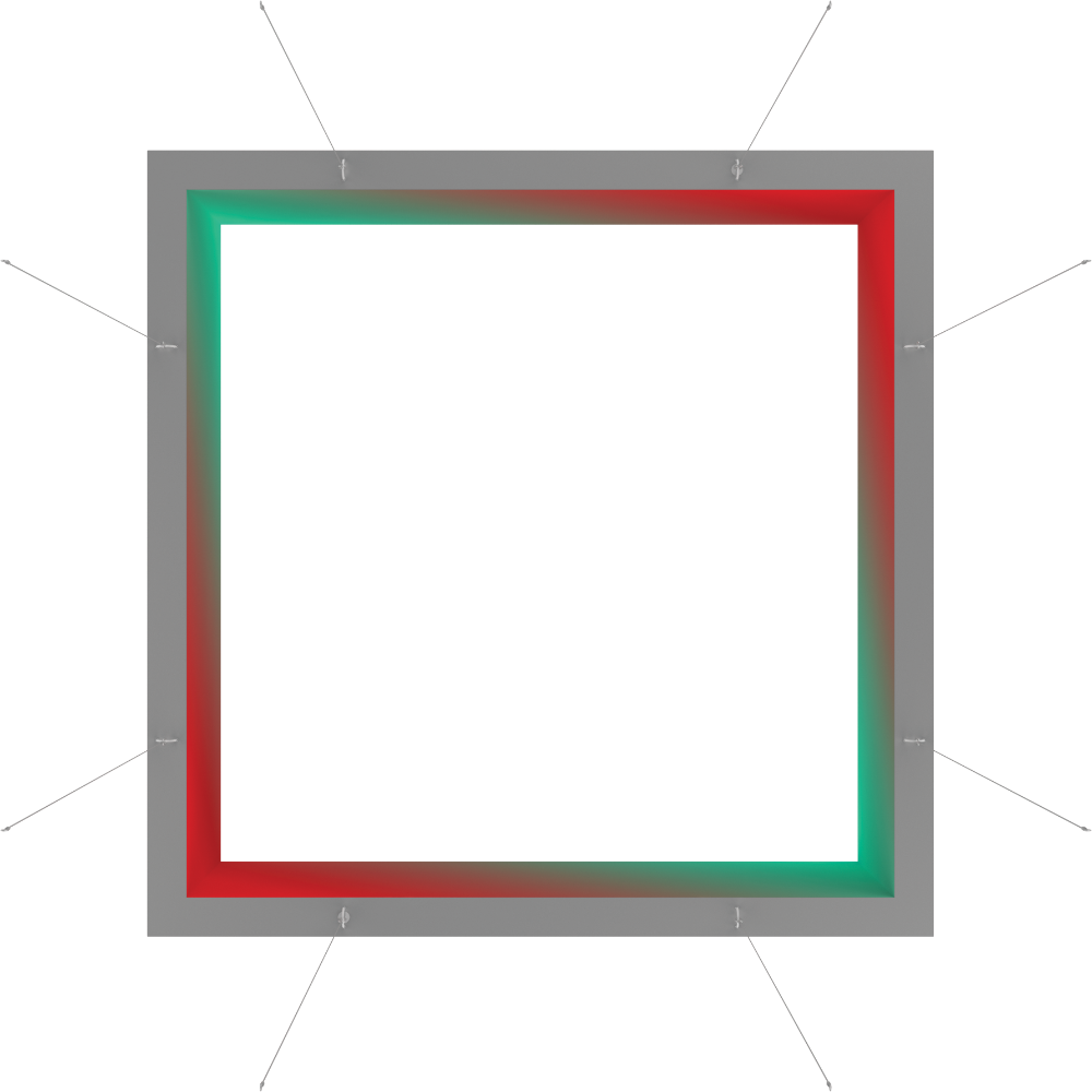 Blaze Light Box - Hanging Square 1003