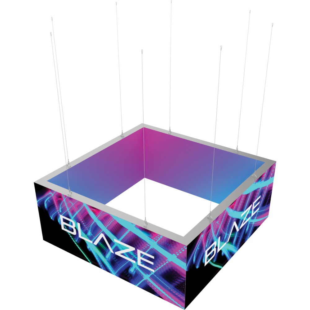 Blaze Light Box - Hanging Square 1004