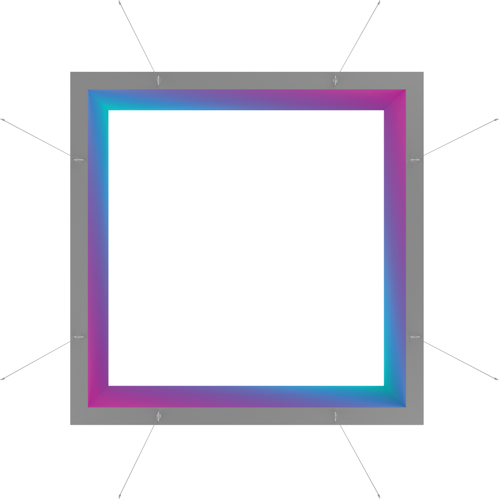 Blaze Light Box - Hanging Square 1004