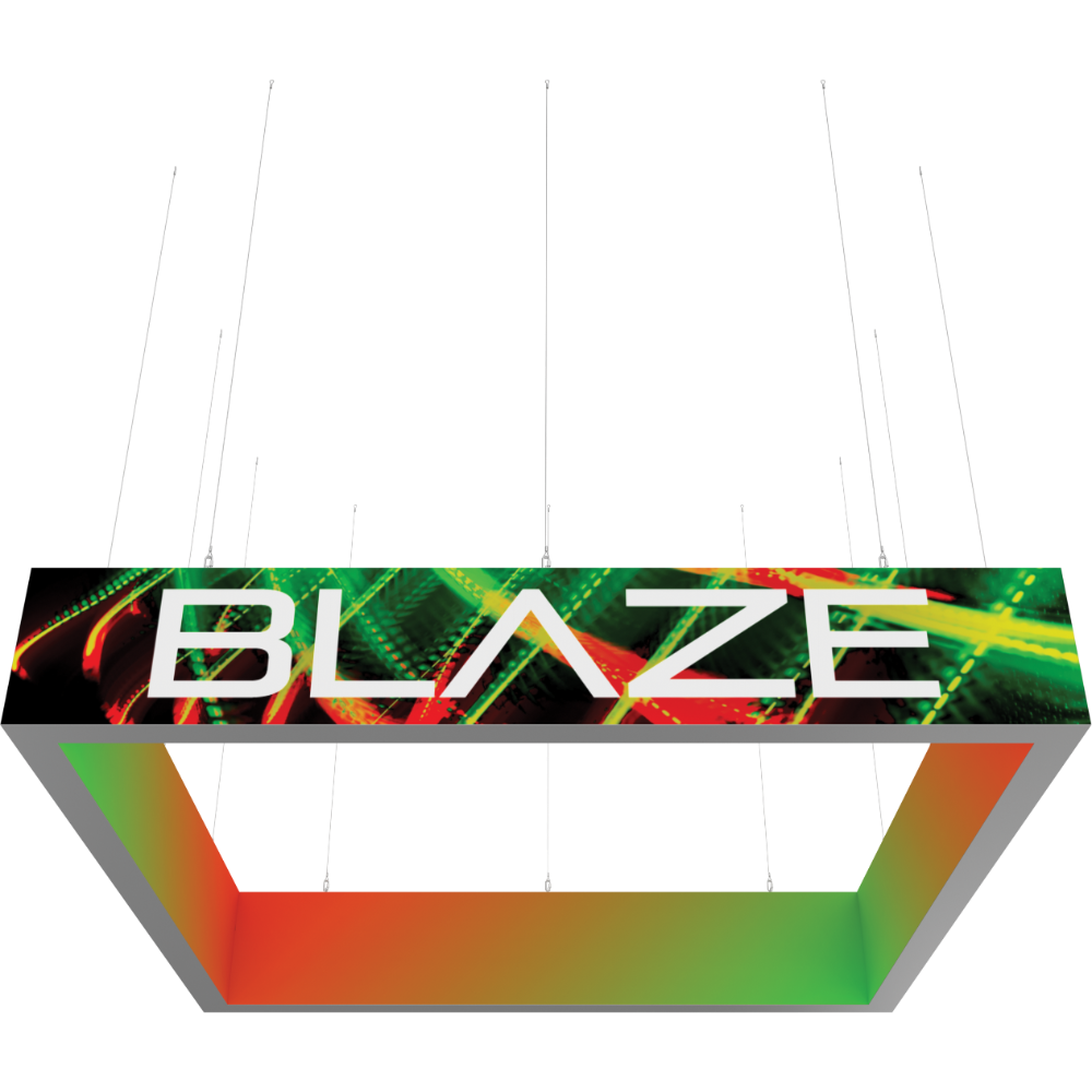 Blaze Light Box - Hanging Square 1202