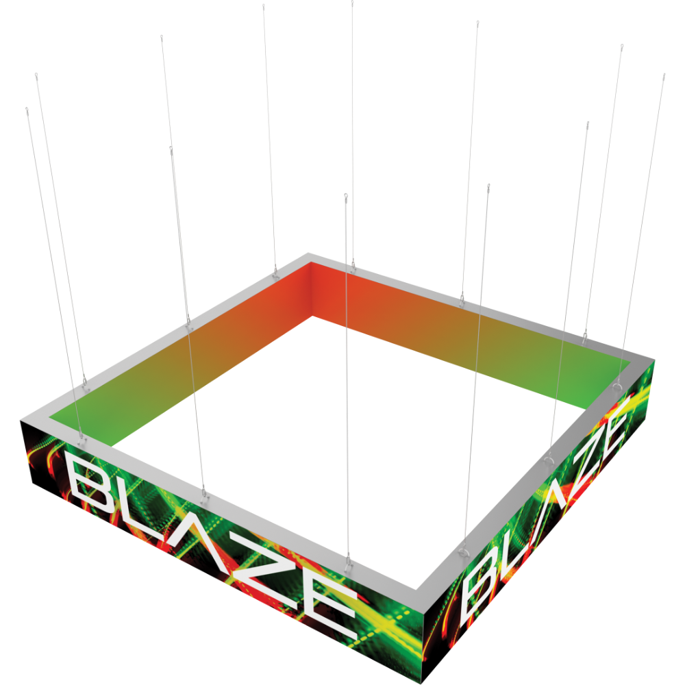 Blaze Light Box - Hanging Square 1202