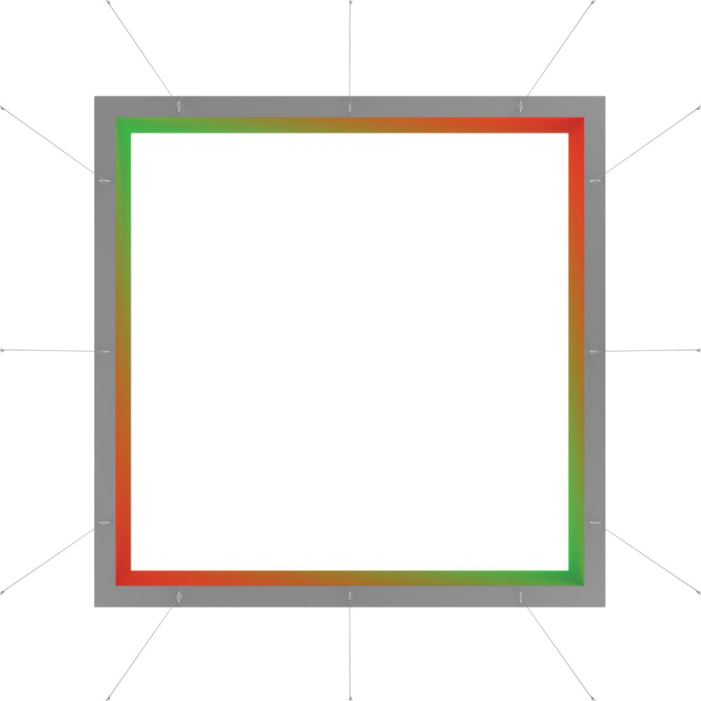Blaze Light Box - Hanging Square 1202