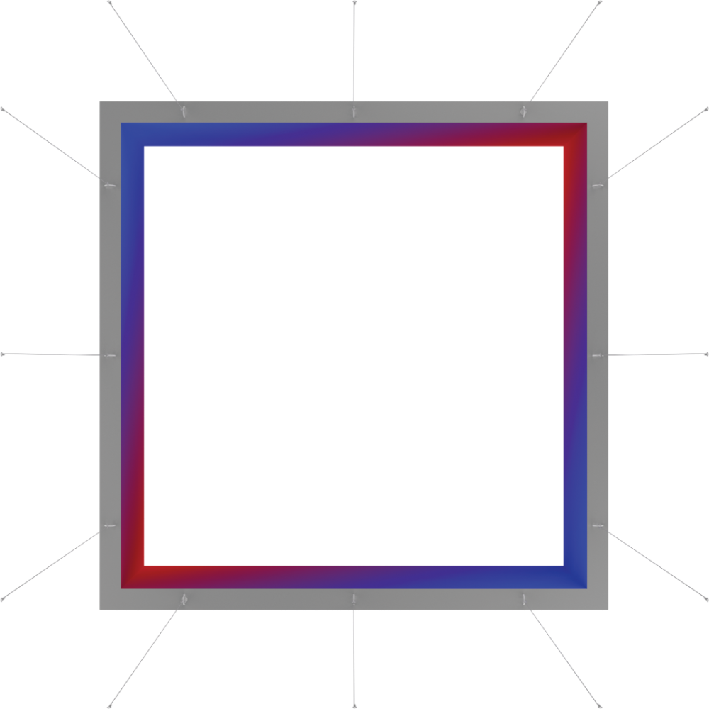 Blaze Light Box - Hanging Square 1203