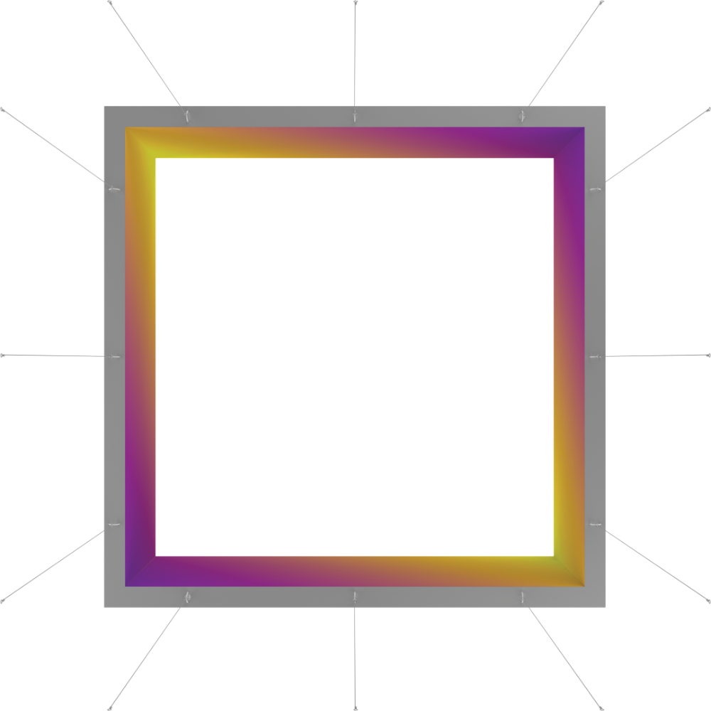 Blaze Light Box - Hanging Square 1204