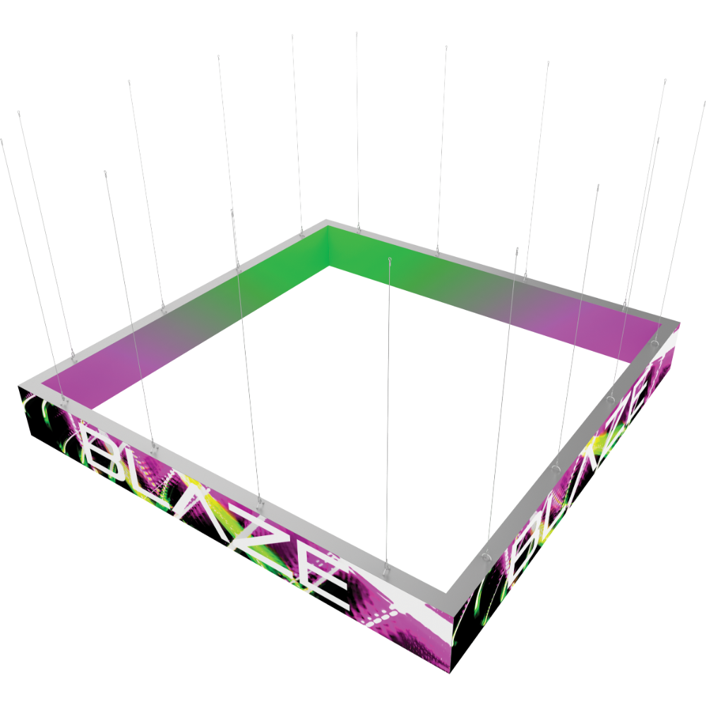 Blaze Light Box - Hanging Square 1602