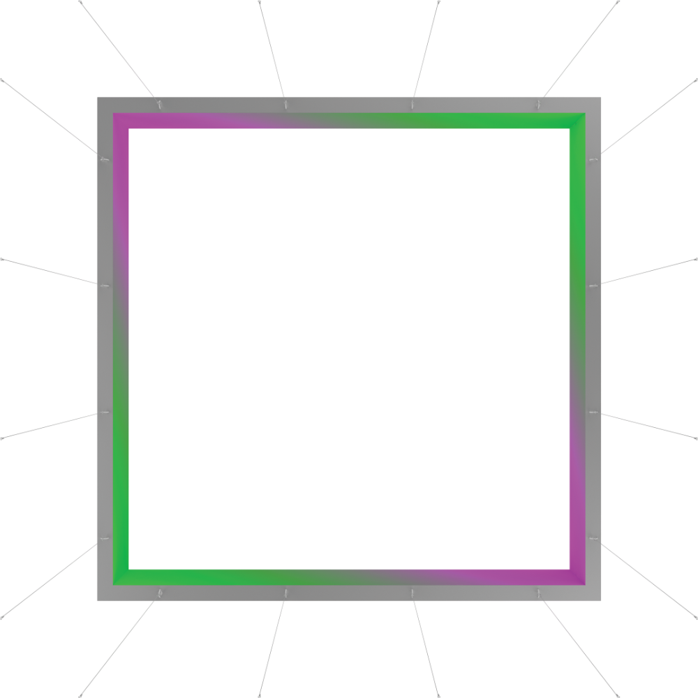 Blaze Light Box - Hanging Square 1602