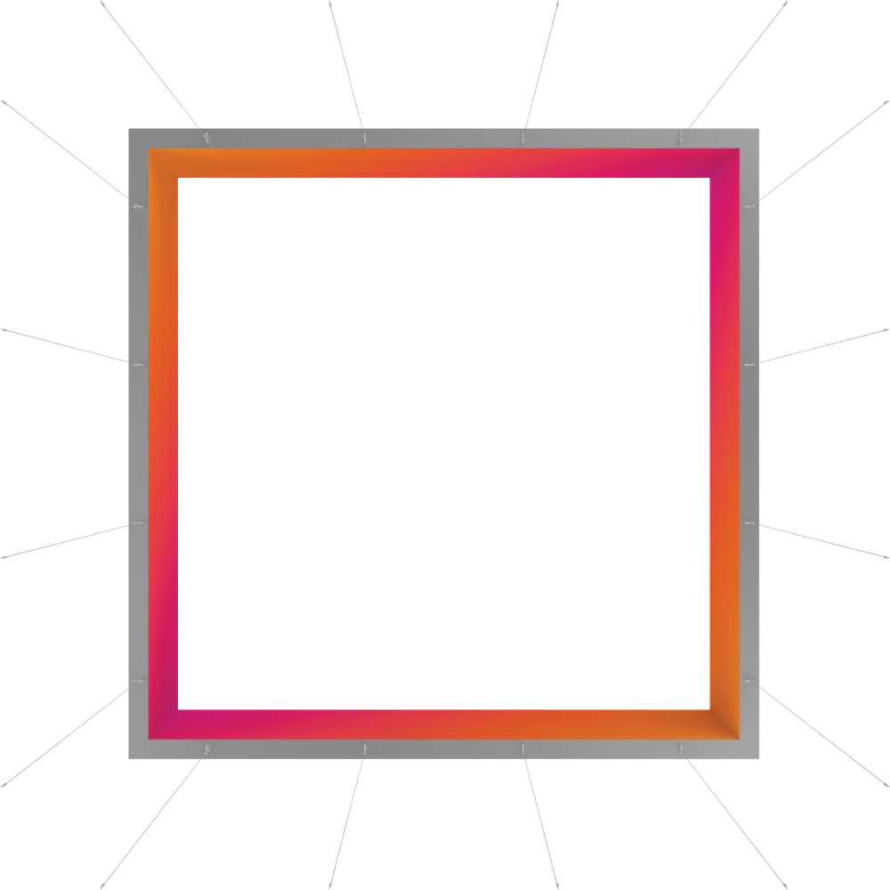 Blaze Light Box - Hanging Square 1603