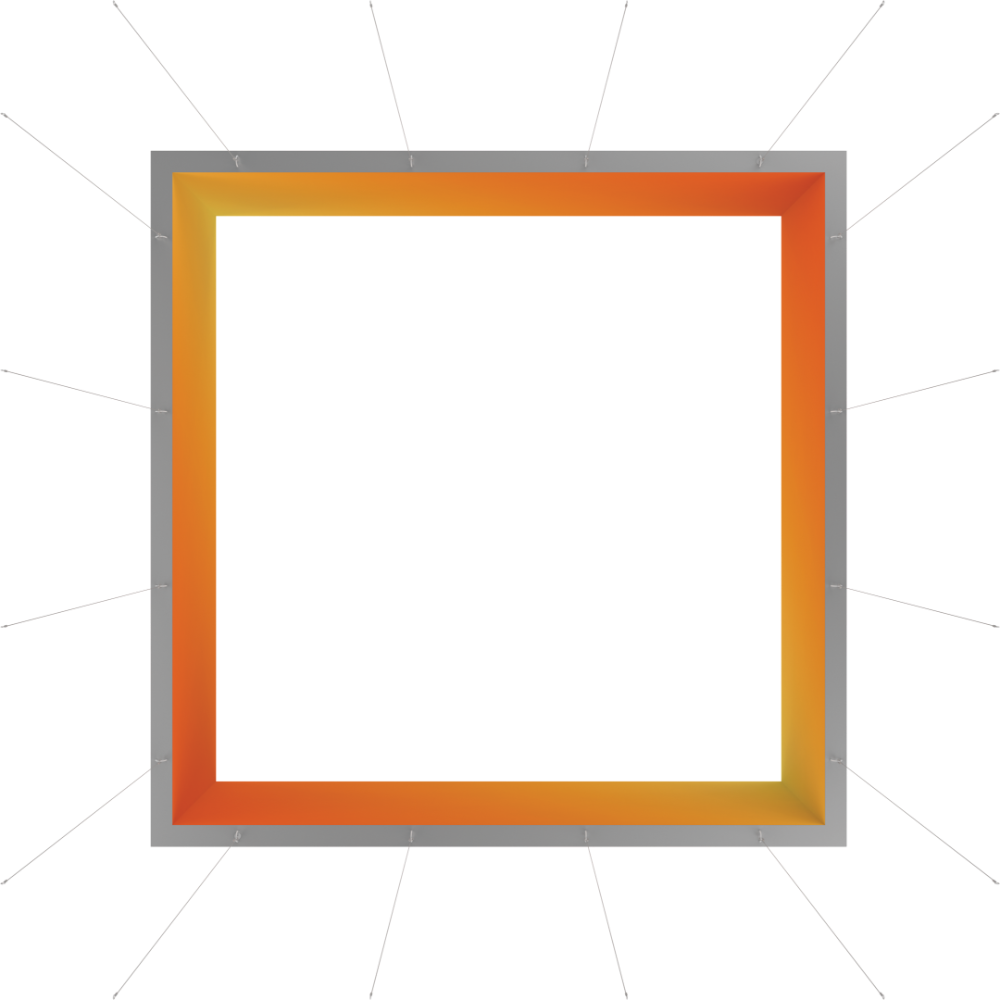 Blaze Light Box - Hanging Square 1604