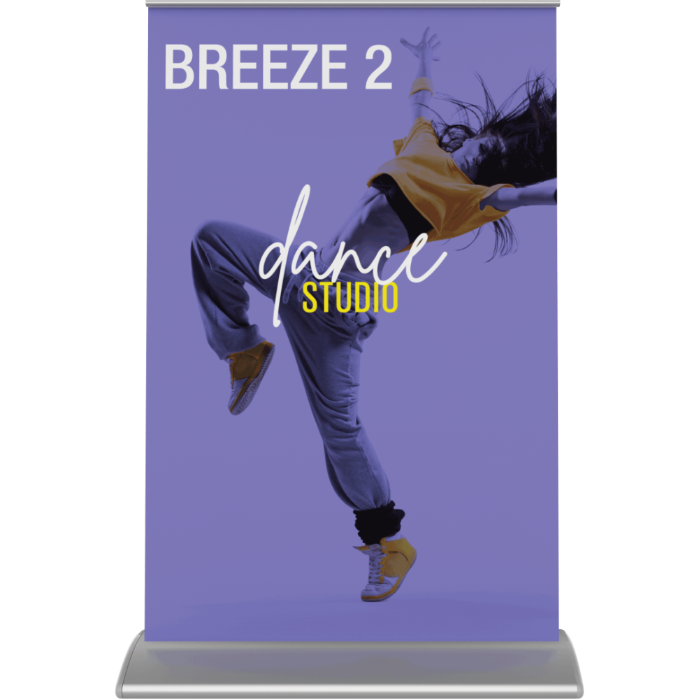 Breeze 2 Tabletop Retractable Banner Stand
