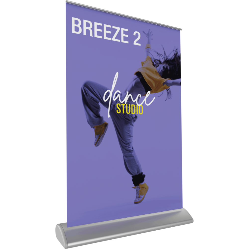 Breeze 2 Tabletop Retractable Banner Stand