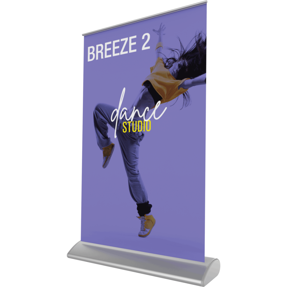 Breeze 2 Tabletop Retractable Banner Stand