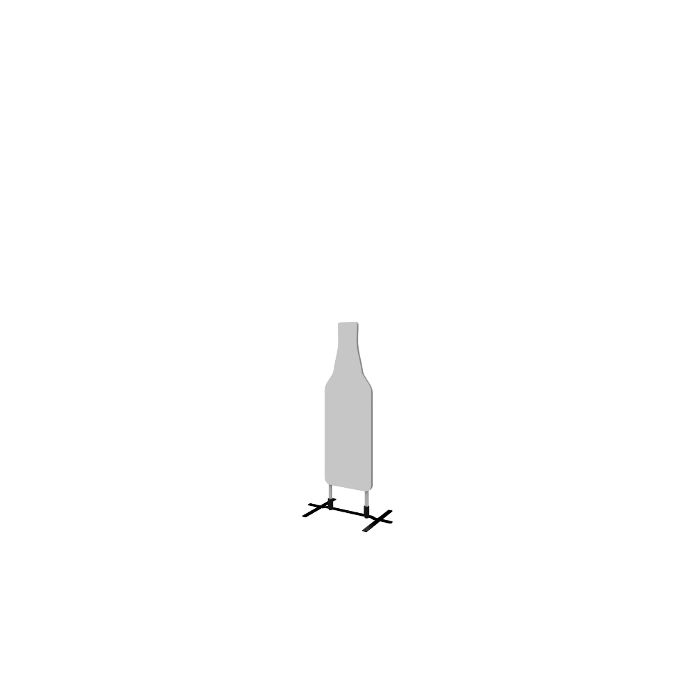 Contour Outdoor Sign Bottle - Plate Base