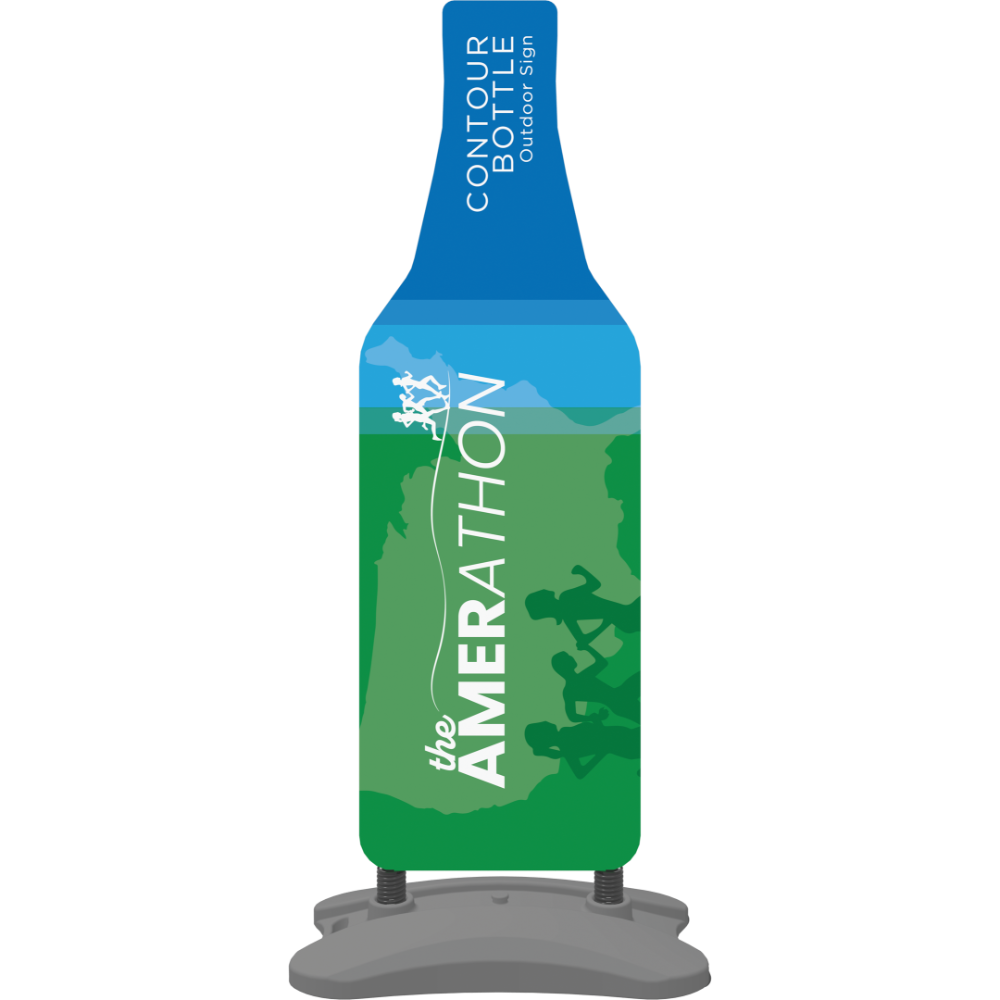 Contour Outdoor Sign Bottle - Water Base