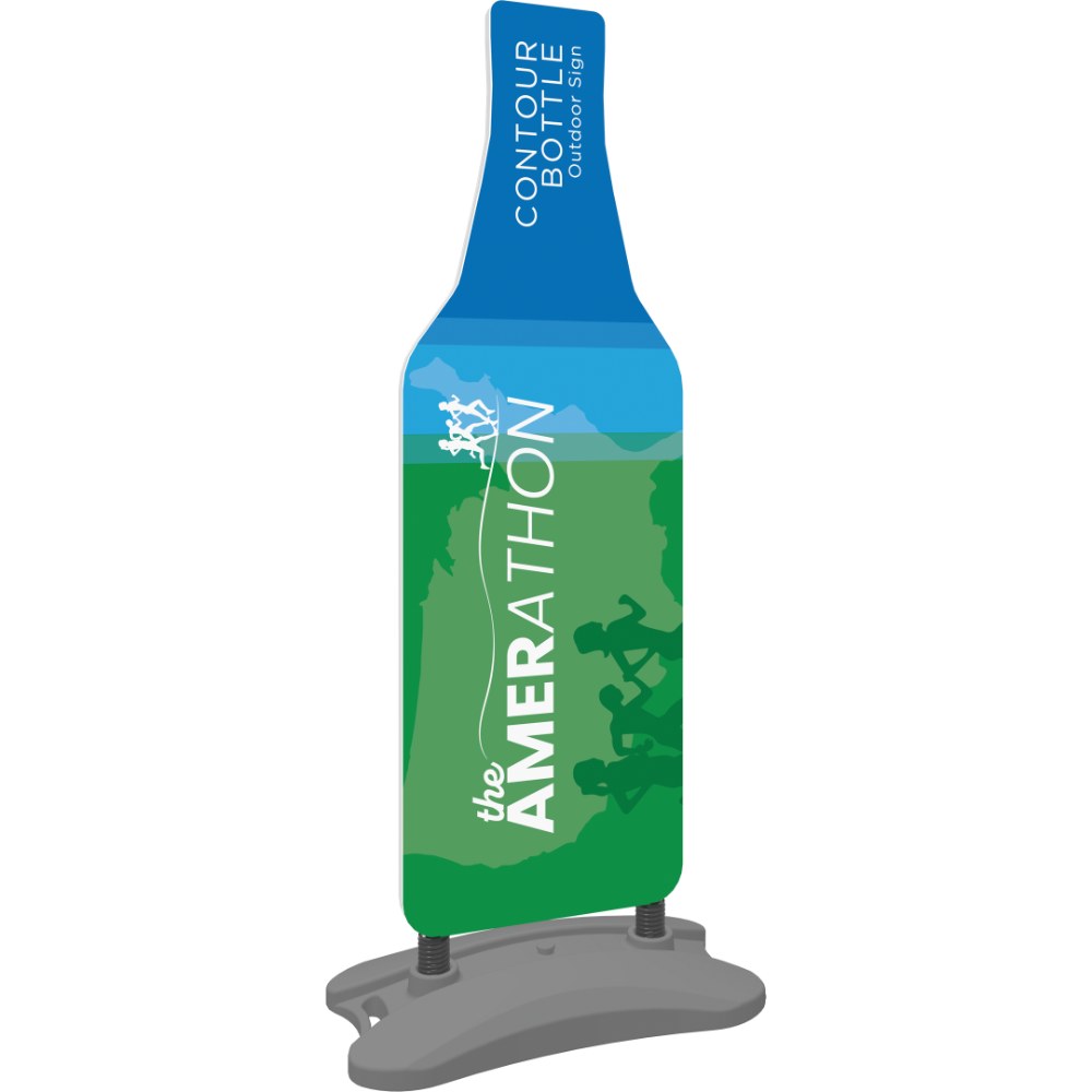 Contour Outdoor Sign Bottle - Water Base