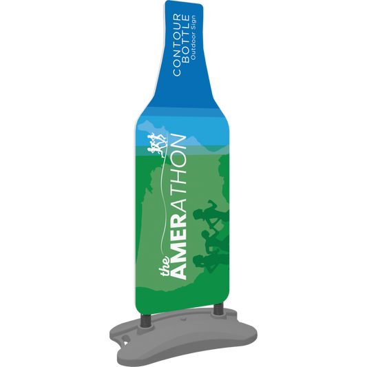 Contour Outdoor Sign Bottle - Water Base