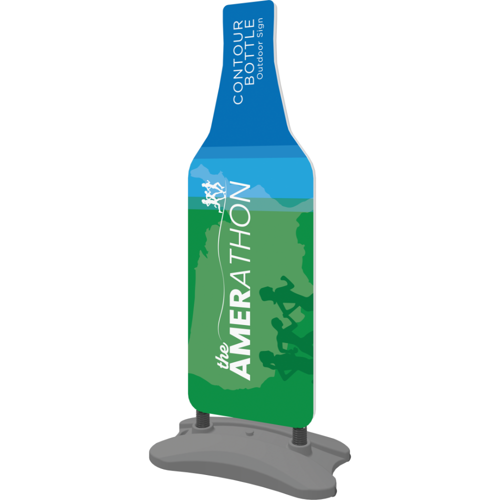 Contour Outdoor Sign Bottle - Water Base