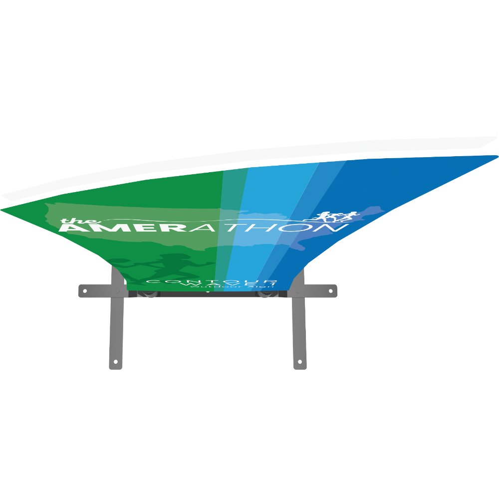 Contour Outdoor Sign Wave 1 - Plate Base