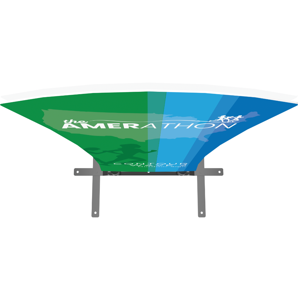 Contour Outdoor Sign Wave 2 - Plate Base