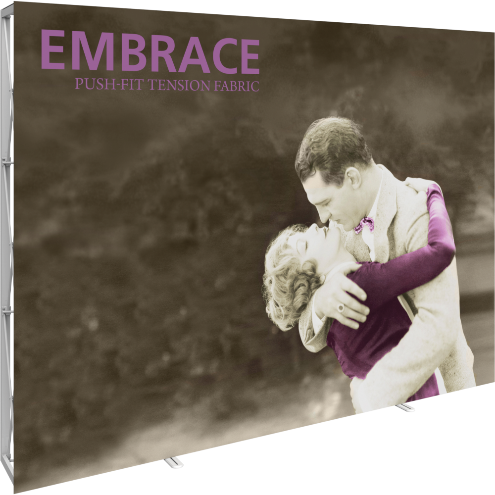 Embrace 10ft Full Height Push-Fit Tension Fabric Display