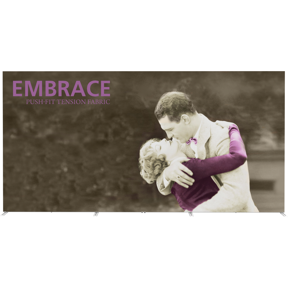 Embrace 20ft Full Height Push-fit Tension Fabric Display