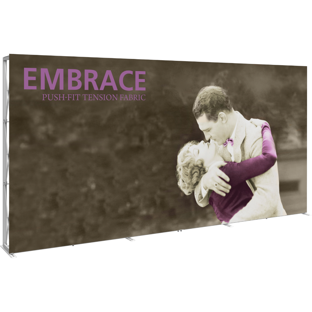 Embrace 20ft Full Height Push-fit Tension Fabric Display