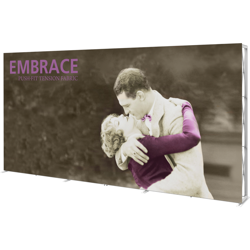 Embrace 20ft Full Height Push-fit Tension Fabric Display