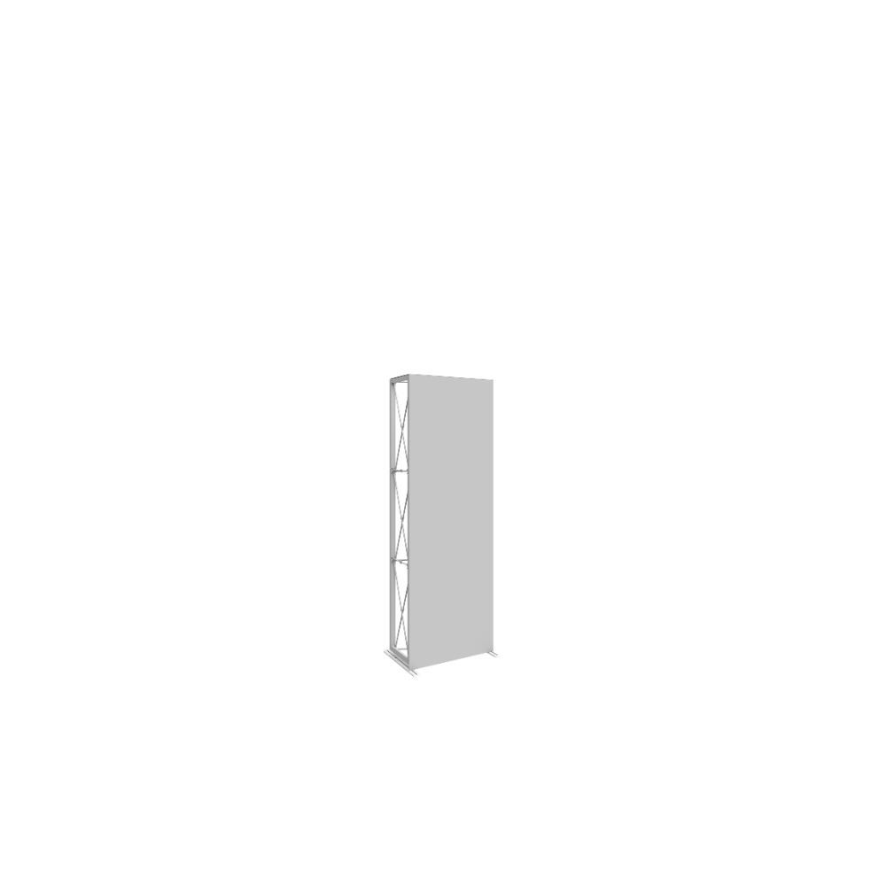Embrace 2.5ft Full Height Push-Fit Tension Fabric Display