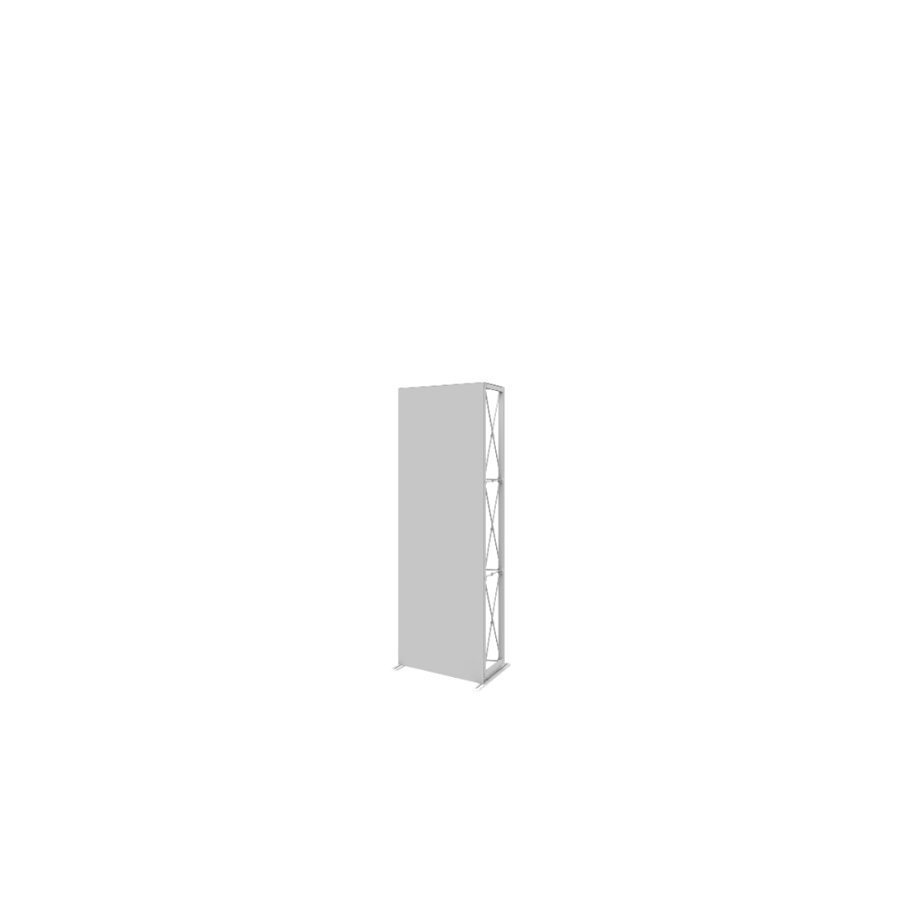 Embrace 2.5ft Full Height Push-Fit Tension Fabric Display