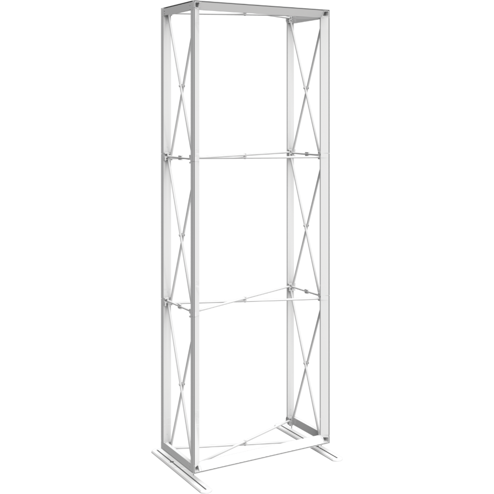 Embrace 2.5ft Full Height Push-Fit Tension Fabric Display