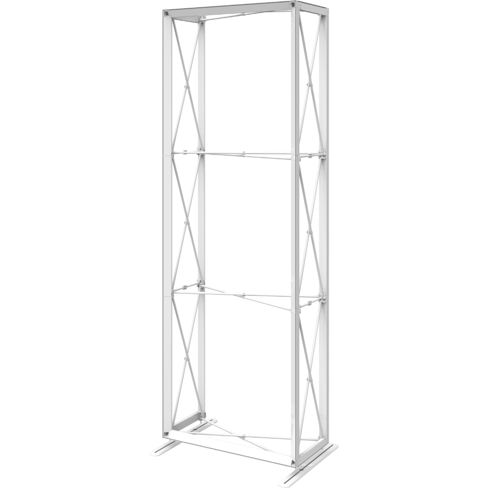 Embrace 2.5ft Full Height Push-Fit Tension Fabric Display