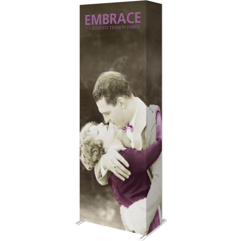 Embrace 2.5ft Full Height Push-Fit Tension Fabric Display