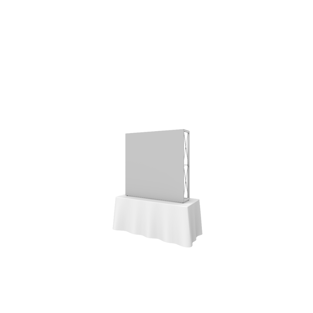 Embrace 5ft Square Tabletop Push-Fit Tension Fabric Display