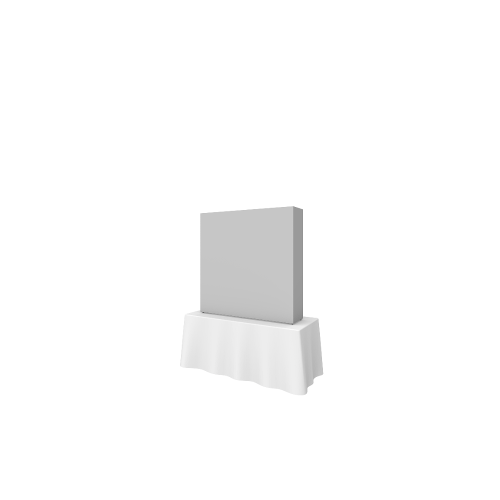Embrace 5ft Square Tabletop Push-Fit Tension Fabric Display