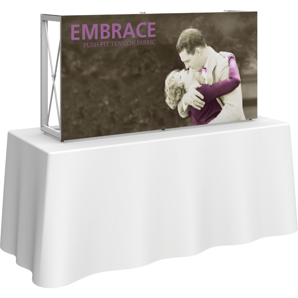Embrace 5ft Tabletop Push-Fit Tension Fabric Display