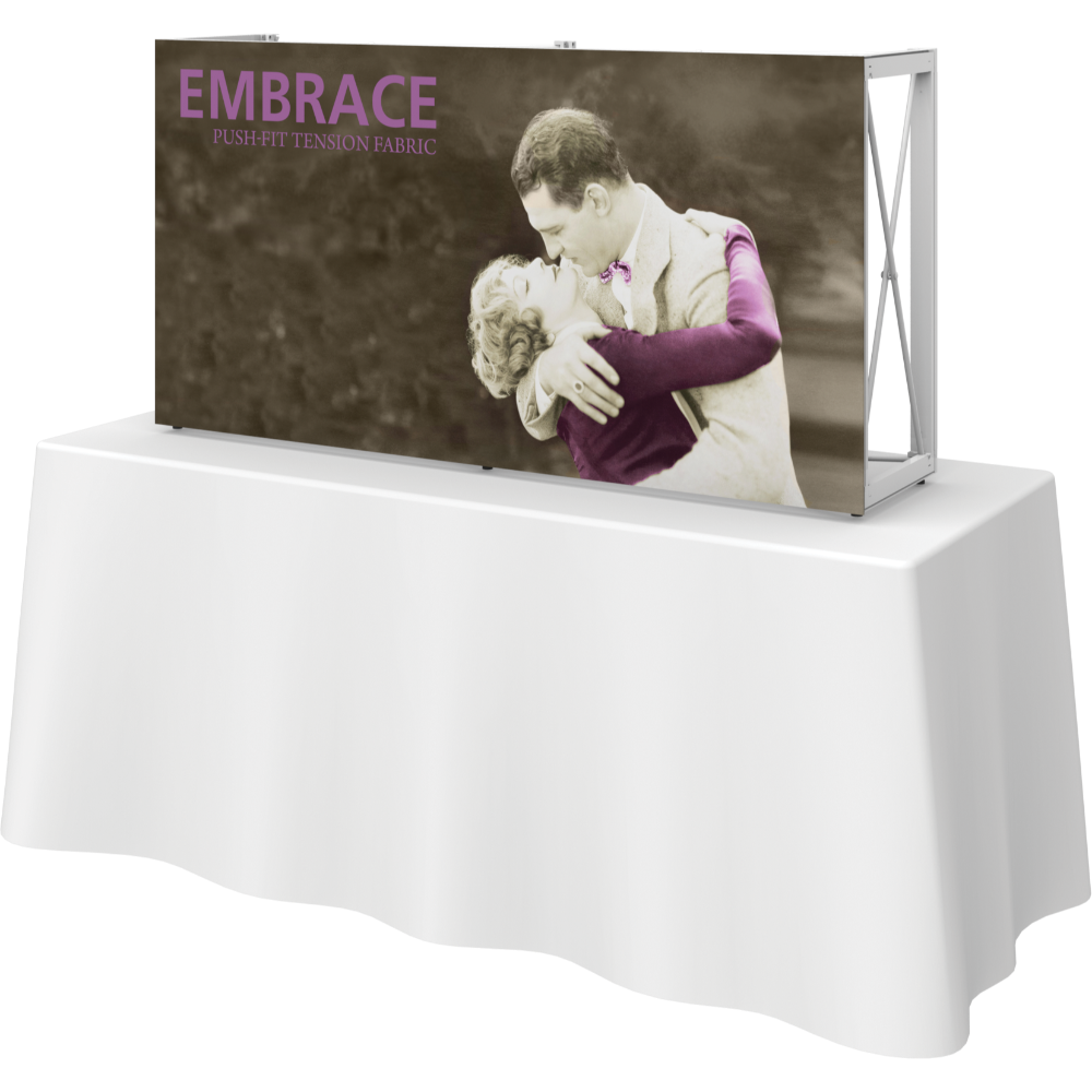 Embrace 5ft Tabletop Push-Fit Tension Fabric Display