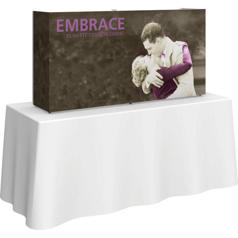 Embrace 5ft Tabletop Push-Fit Tension Fabric Display