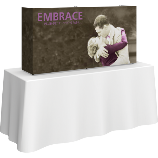 Embrace 5ft Square Tabletop Push-Fit Tension Fabric Display